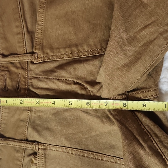 New Anthropologie Pilcro The Wanderer  Low Rise Pants Sz 25 Khaki/Sand - Picture 14 of 16